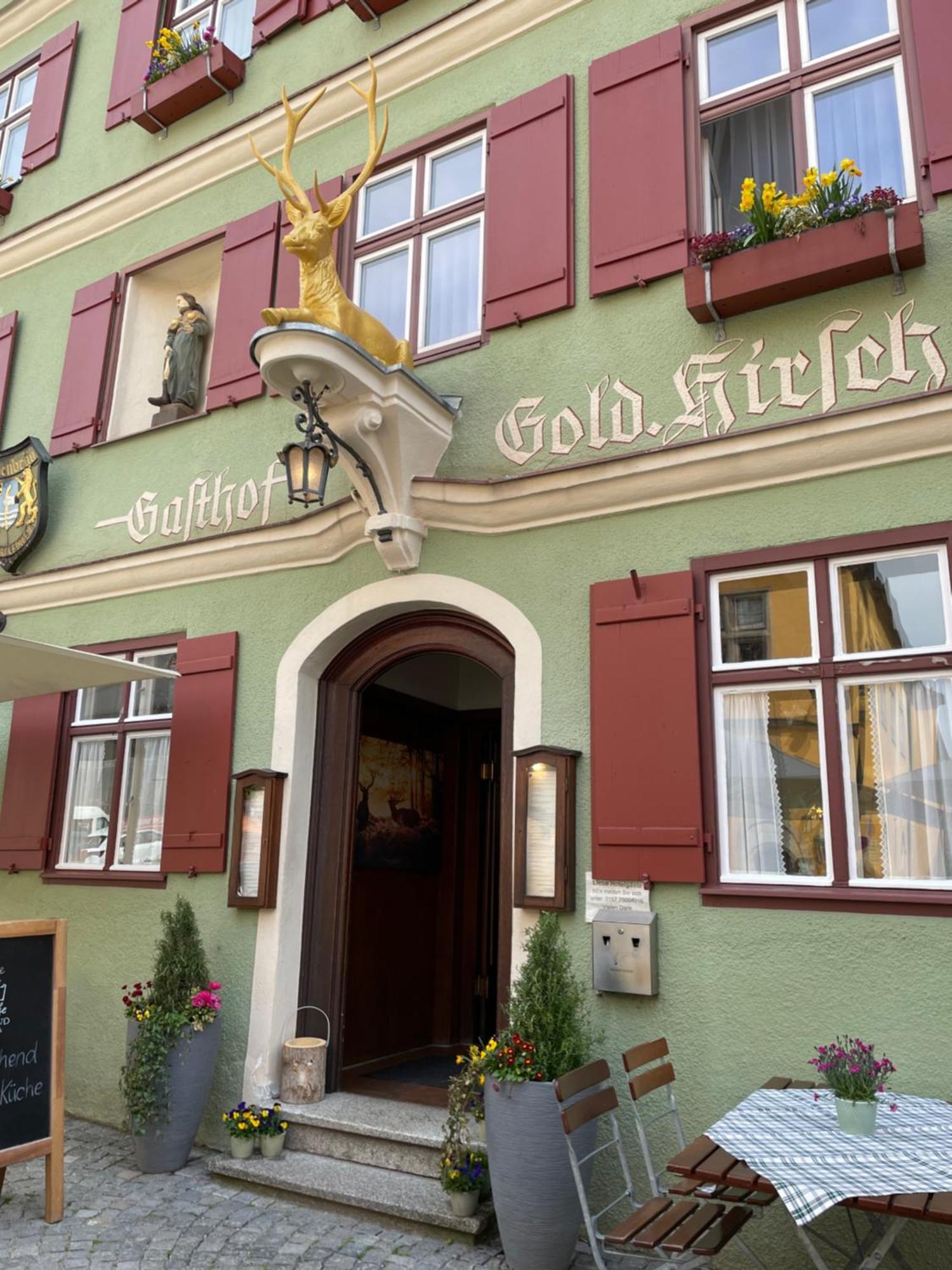 Goldner Hirsch Hotel ดิงเคลส์บืล ภายนอก รูปภาพ